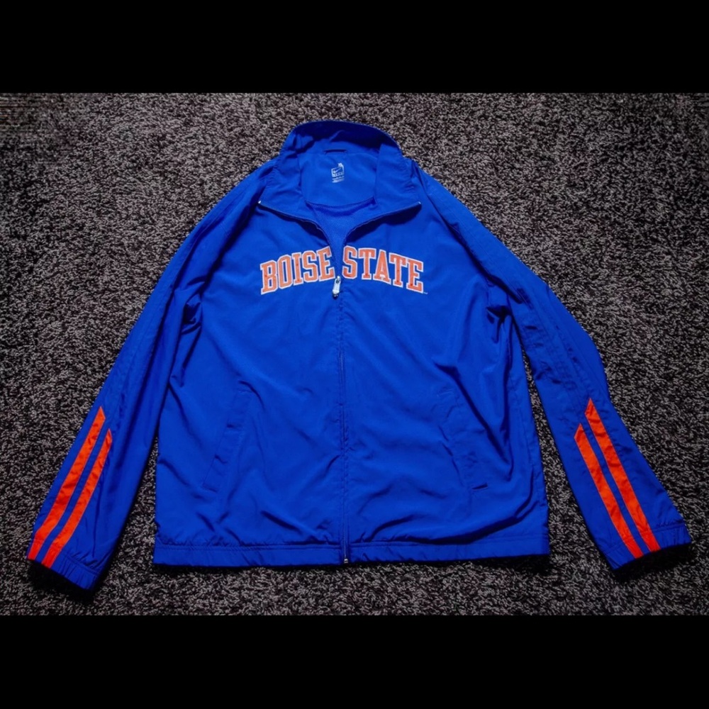 Nike Blue Windbreaker with Bold Accents